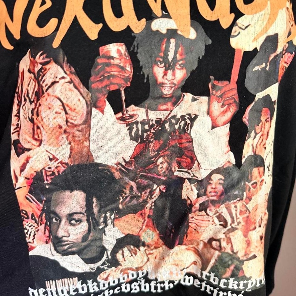 Nekawuofy Graphic Crewneck Rap Streetwear Oversized